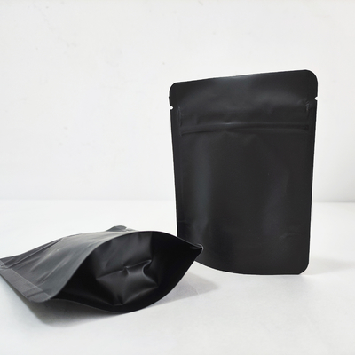 購入 3.5g,7g,1oz,1lb マットブラック ザイプ付き 立ち止まる 臭いを防げる マイラー草袋 online manufacture