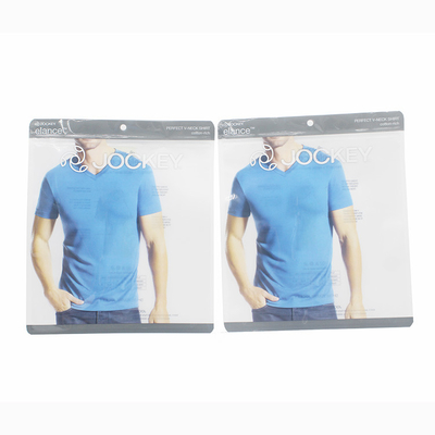 購入 プラスチックの三面シール袋 衣類 服装 梱包 閉塞可能なジッパーバッグ online manufacture