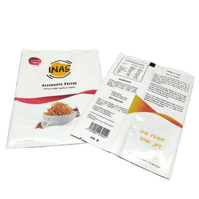 購入 破損のノッチと包む臭いの証拠の背部シール袋のポテト チップの軽食 online manufacture