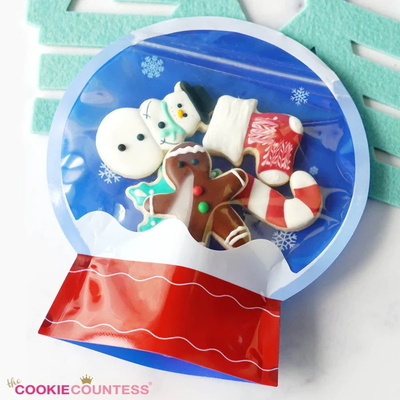 購入 カスタム クリスマス マイラーパッケージング バッグ 特殊な形状とジップロック閉塞 online manufacture