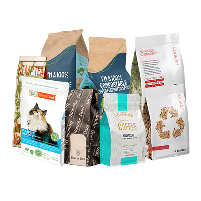 購入 柔軟な包装 閉塞可能なマイラー袋 シープロック 茶用食品用平底袋 online manufacture