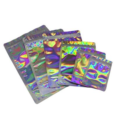 購入 ODM ホログラフィック スタンドアップ ポケット 生物分解性 アルミホイル ポケット GMP online manufacture