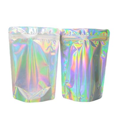 購入 再封印可能なホログラフィック スタンドアップポック マイラー 包装袋 エコフレンドリー online manufacture