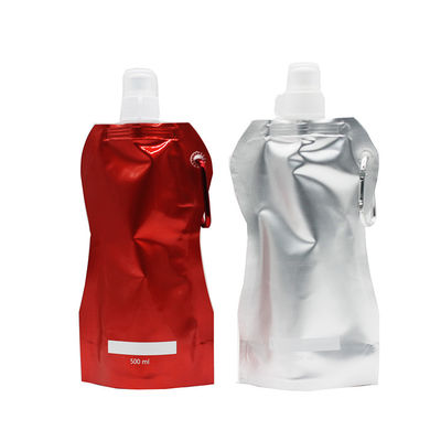 購入 注文の液体の包装のプラスチック口の袋のジュースの飲み物はノズルが付いている袋を立てます online manufacture