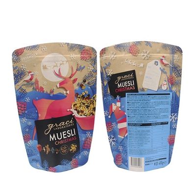 購入 食品グレード クラフト紙 立体型 プラスチック袋  Zipper 果物 キャンディー 茶 広く使用されている食品 online manufacture