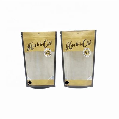 購入 OEM 透明窓付きの印刷されたクラフト紙袋 online manufacture