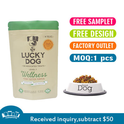 購入 カスタム 高品質のクラフト紙 ジッパーの袋 犬用食品 大型包装 ペット用プラスチック袋 online manufacture