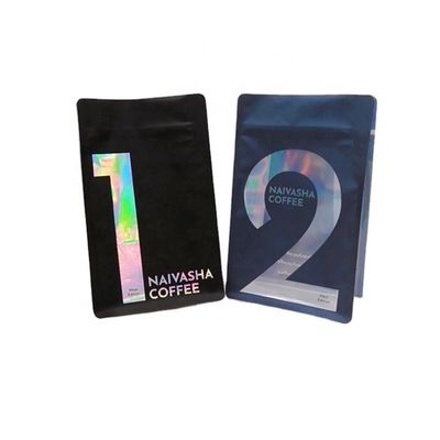 1オンス ドイパック コーヒー 包装 ポケット バルブ付き フラットボトム コーヒー バッグ
