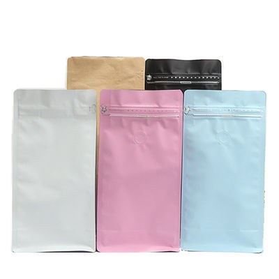 再利用可能なバルブ密封されたコーヒー バッグ 12oz はマイラー バッグ 8 色の印刷を立てます