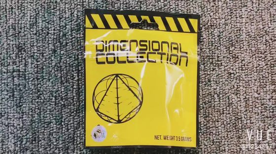 三面シールジッパーバッグ マットマイラーフラットジッパーロックポケット 窓付き食品包装