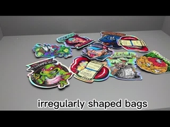 ジッパーが付いているインド大麻の袋のための注文の特別な定形袋