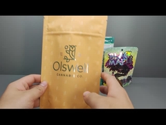 マイラーは袋が証拠の包装をかぐインド大麻の食糧雑草のための袋を立てる