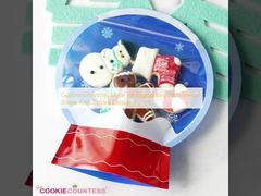 カスタム クリスマス マイラーパッケージング バッグ 特殊な形状とジップロック閉塞