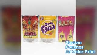 カスタム ジップ ロック スタンド アップ パウチ 10 色印刷